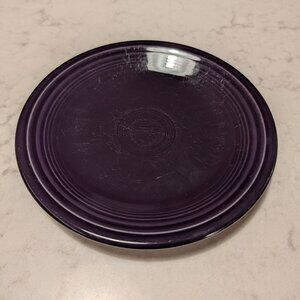 Fiestaware salad plate in Plum